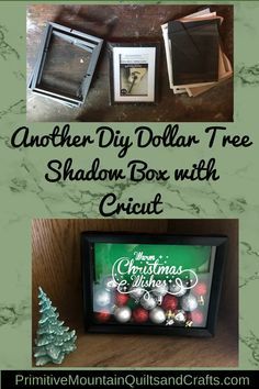 Another Diy Dollar Tree Shadow Box with Cricut | % -   diy Dollar Tree frames
