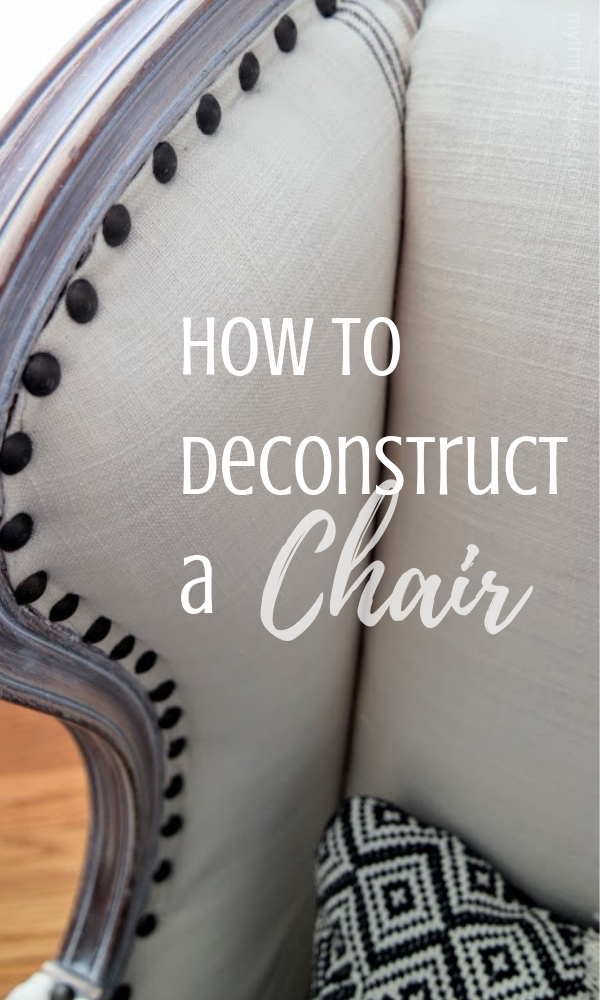 How to Deconstruct a Chair - My Thrifty House -   diy Furniture upholstery