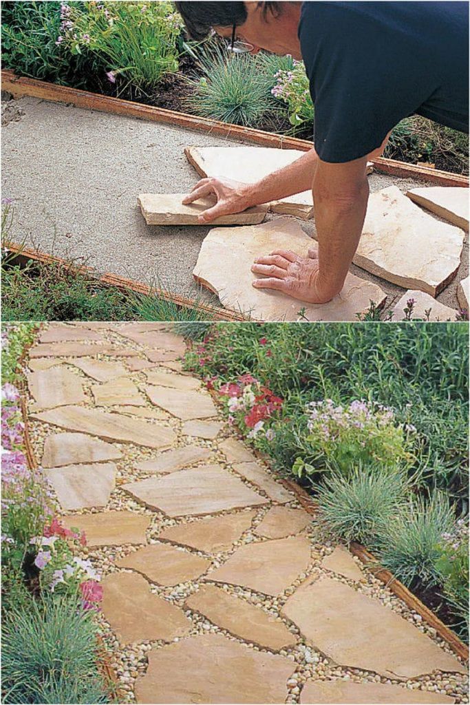 25 Most Beautiful DIY Garden Path Ideas -   diy Garden floor