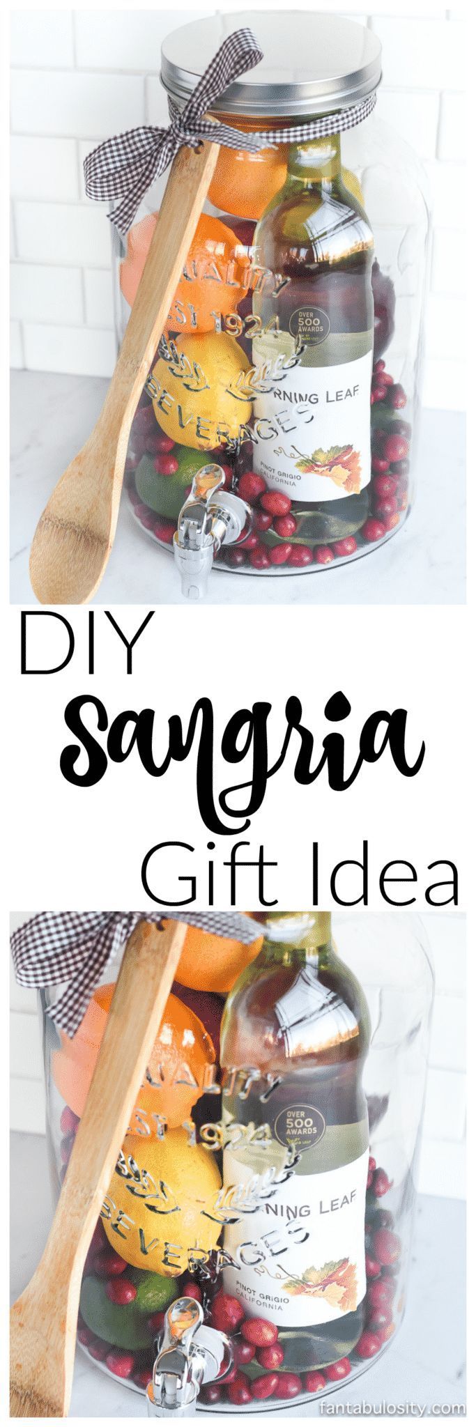 DIY Gift Idea: Sangria Kit - Great for Friends, Housewarming  More! -   diy Gifts for friends