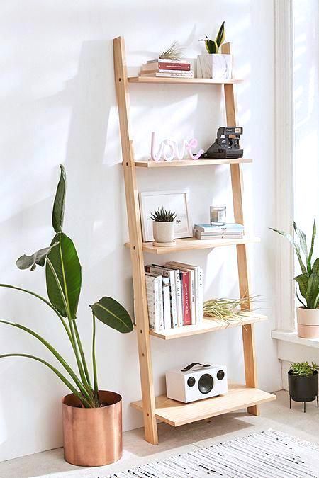 Leaning Bookshelf -   diy Home Decor tumblr