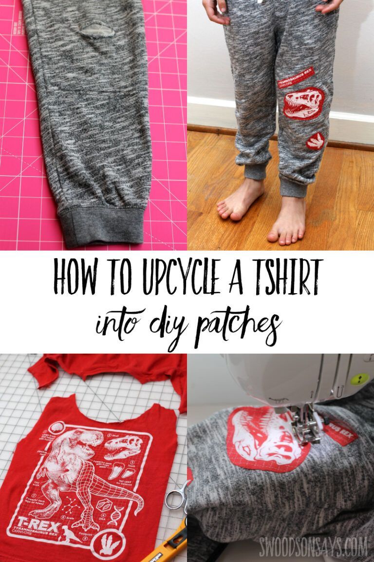 How to upcycle a tshirt into diy patches -   diy Ideas tshirt