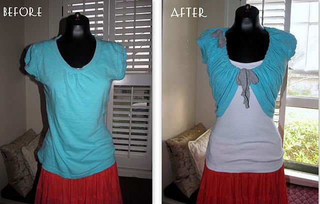 Project Re-Style #12 -   diy Ideas tshirt