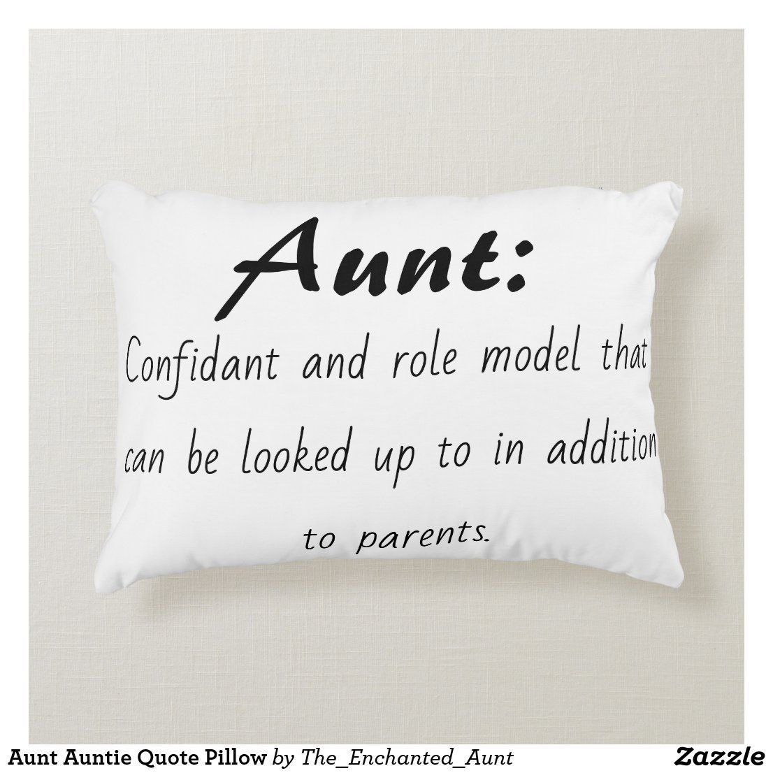 Aunt Auntie Quote Pillow -   diy Presents for aunt