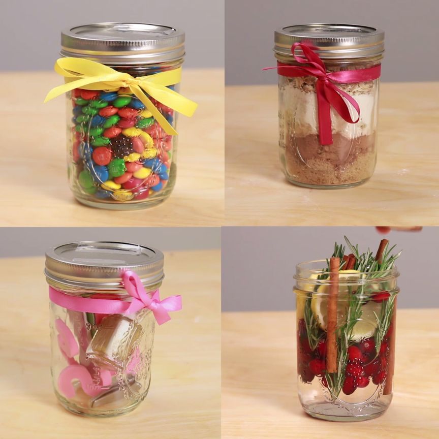 4 Ways To Turn A Mason Jar Into An Awesome Gift -   diy Presents jar