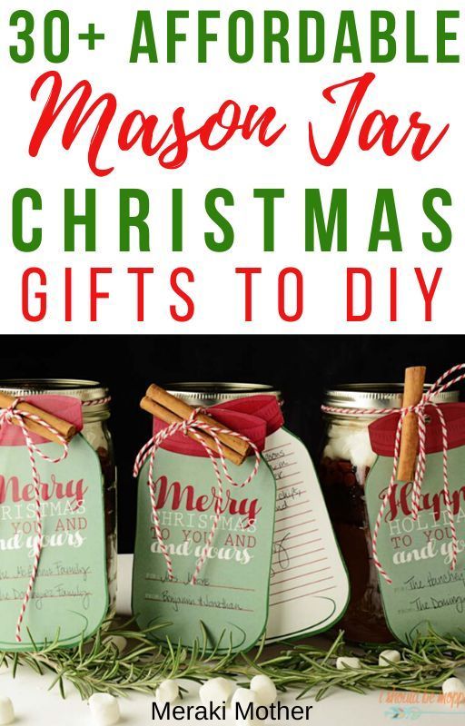DIY Mason Jar Gifts for Christmas -   diy Presents jar