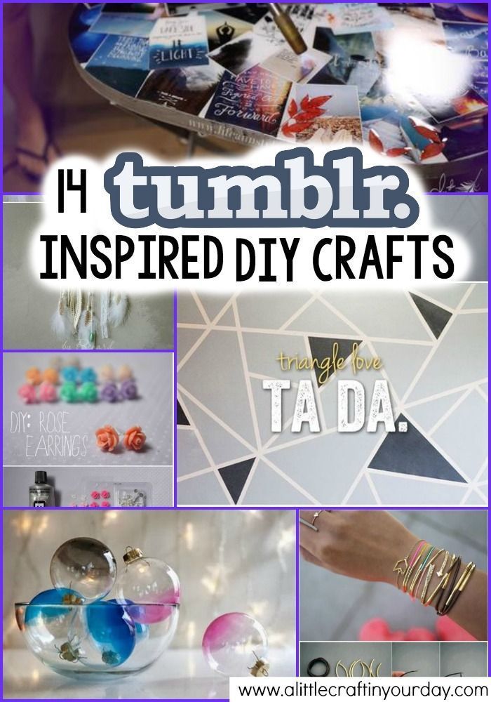 14 Tumblr Inspired DIY Crafts - A Little Craft In Your Day -   diy Projects tumblr
