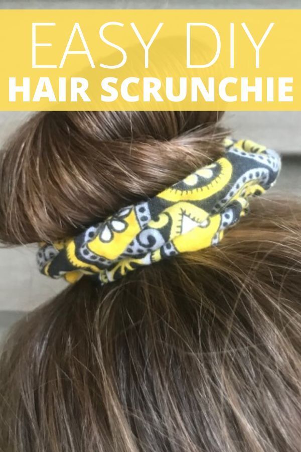 DIY Hair Scrunchie -   diy Scrunchie thick
