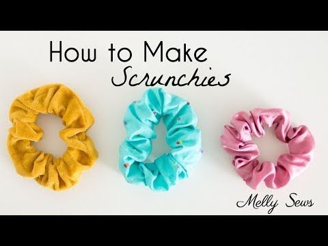 How to Make a Scrunchie - Melly Sews -   diy Scrunchie thick