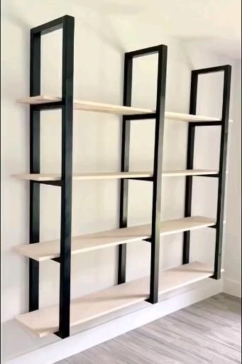 Floating ladder shelfs -   diy Shelves bookshelves