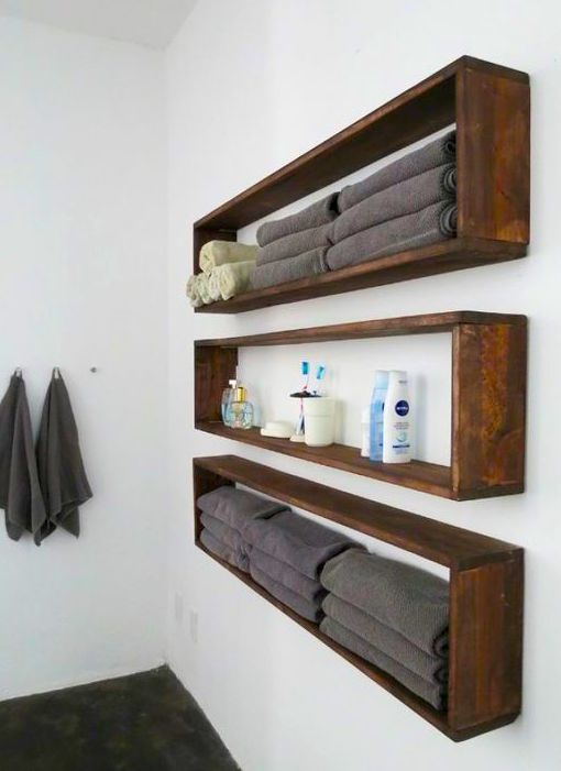 12 DIY Bathroom Decor Ideas On a Budget You Can't Afford to Miss Out On -   diy Shelves for renters