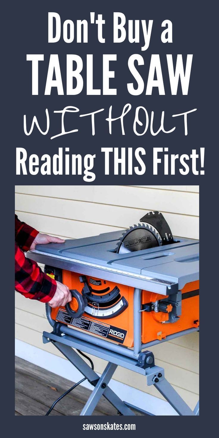 5 Tips for Buying the Best Table Saw -   diy Table saw