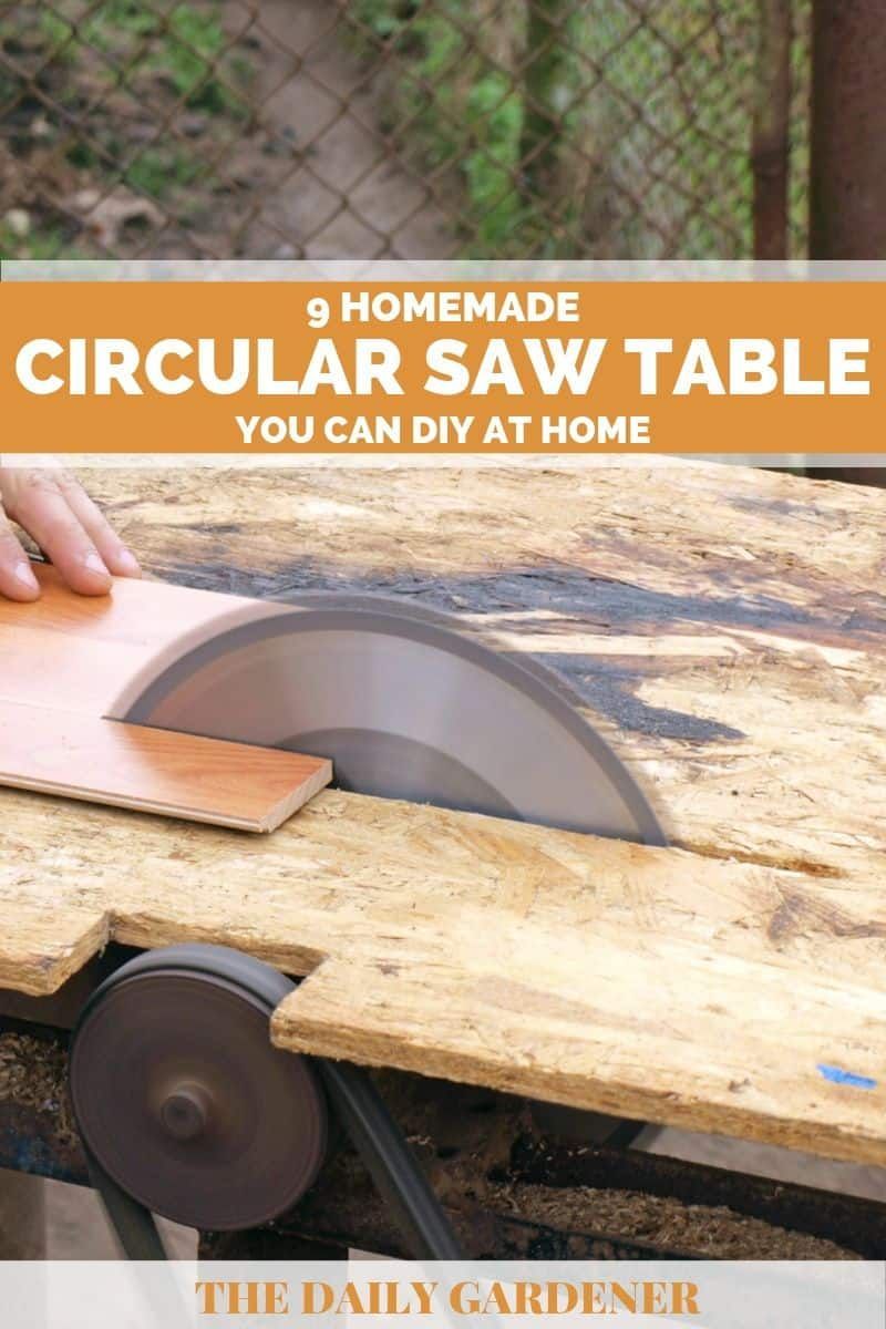 9 Homemade Circular Saw Table Plans You Can DIY at Home -   diy Table saw