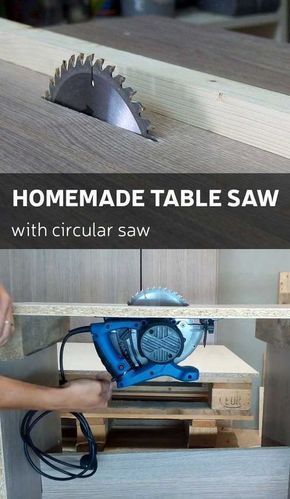 How to Make a Homemade Table Saw With Circular Saw -   diy Table saw