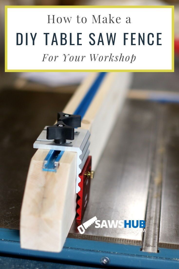 How to Make a Table Saw Fence -   diy Table saw