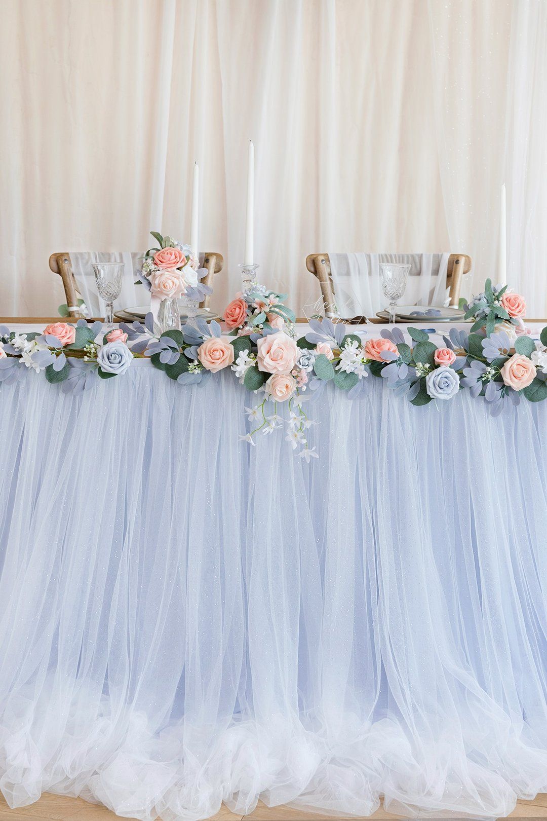 Extra Long Pooling Table Skirt - 2 Colors -   diy Wedding elegant