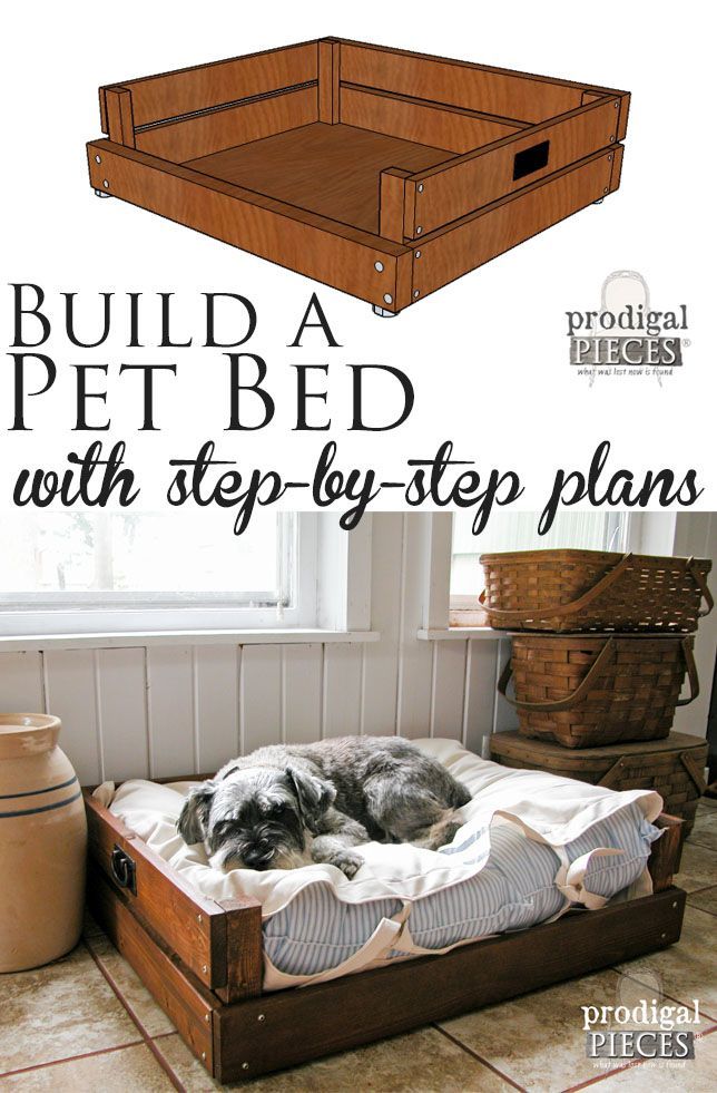 The Ultimate Collection of DIY Dog Beds 80+ - The Cottage Market -   dog diy Projects