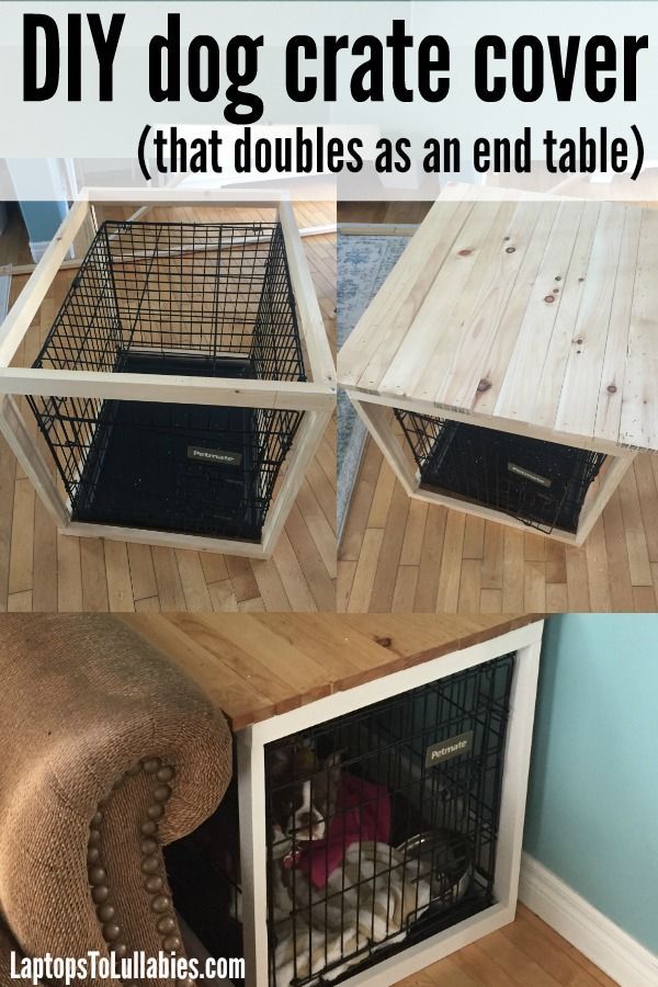 DIY dog crate cover -   dog diy Projects