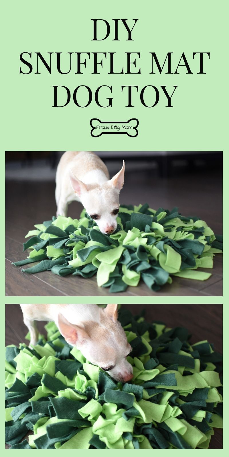 DIY Snuffle Mat: An Interactive Dog Toy That Busts Doggy Boredom -   dog diy Projects