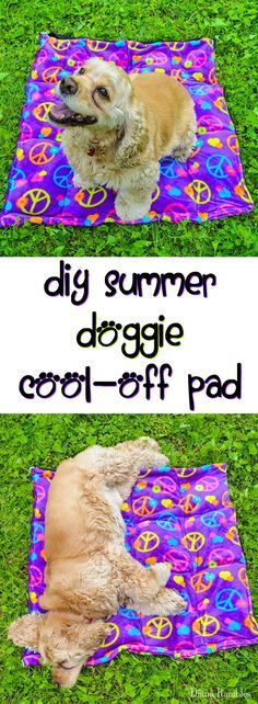 DIY Dog Cooling Mat Sewing Tutorial -   dog diy Projects