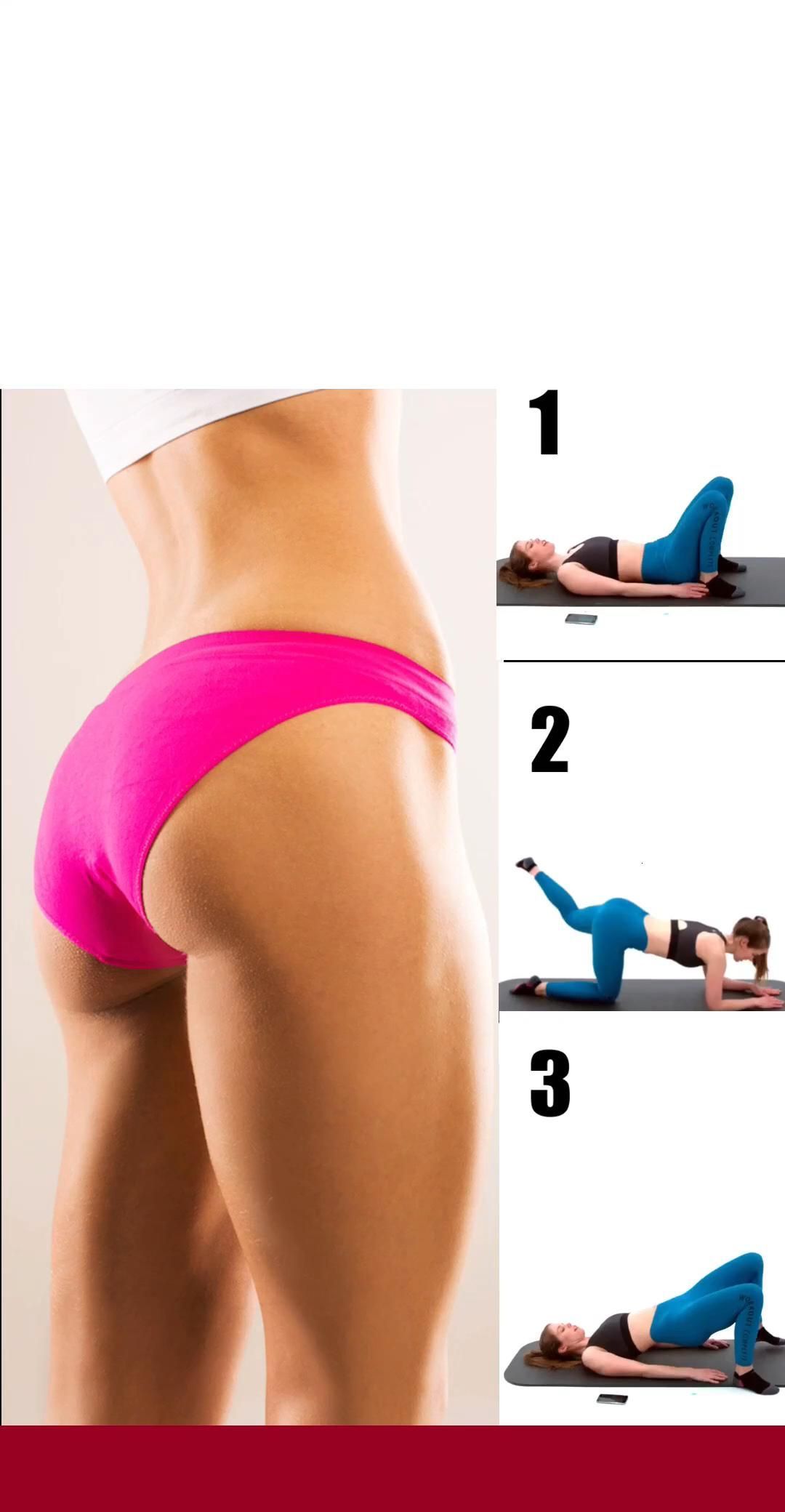 9 Lazy Girl Butt Shaping Exercises to Get Firmer and Rounder Butt -   fitness Exercises for teens