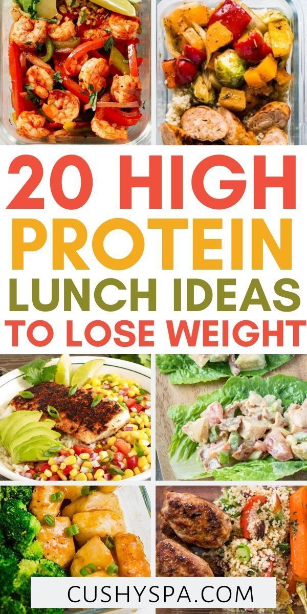 20 High Protein Lunch Ideas To Keep You Full -   fitness Meals protein