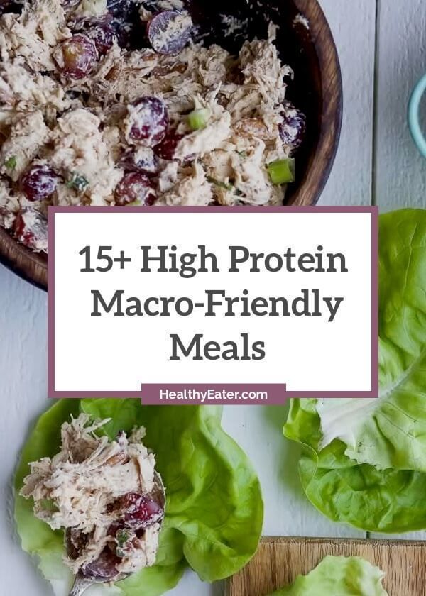 Macro-Friendly: 15+ Delicious High Protein Meals -   fitness Meals protein