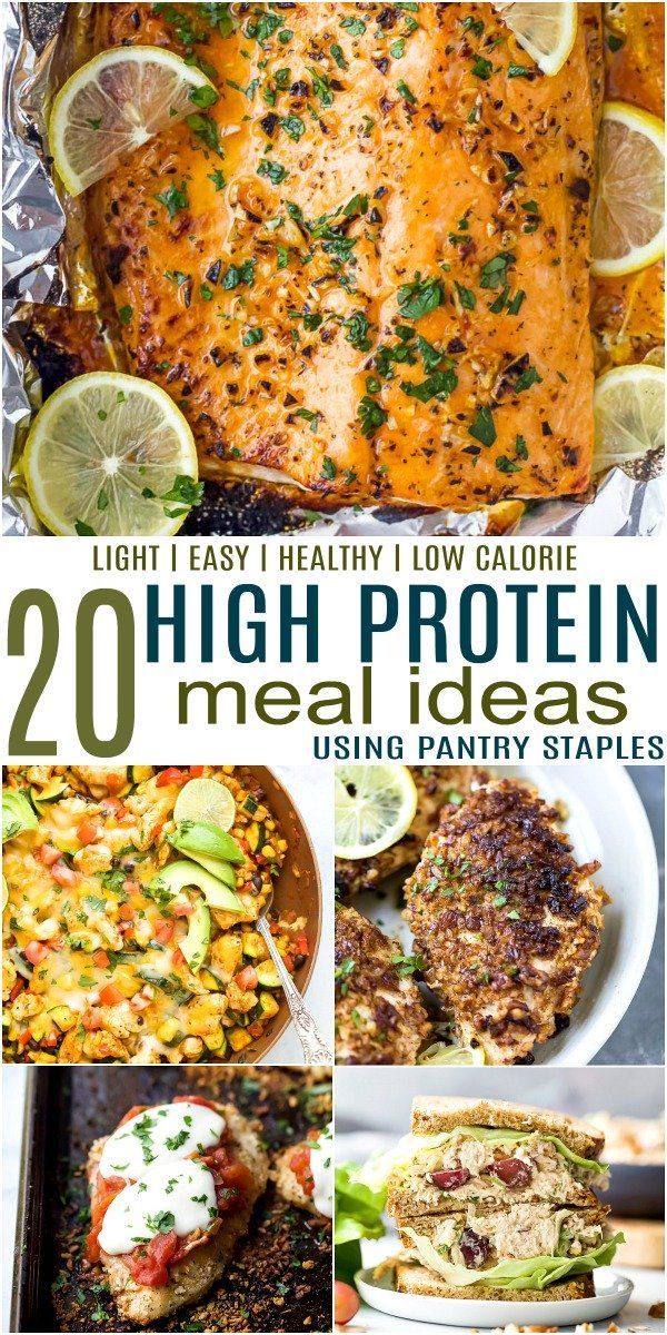 20 Light & Easy High Protein Meals (using Pantry Staples) -   fitness Meals protein
