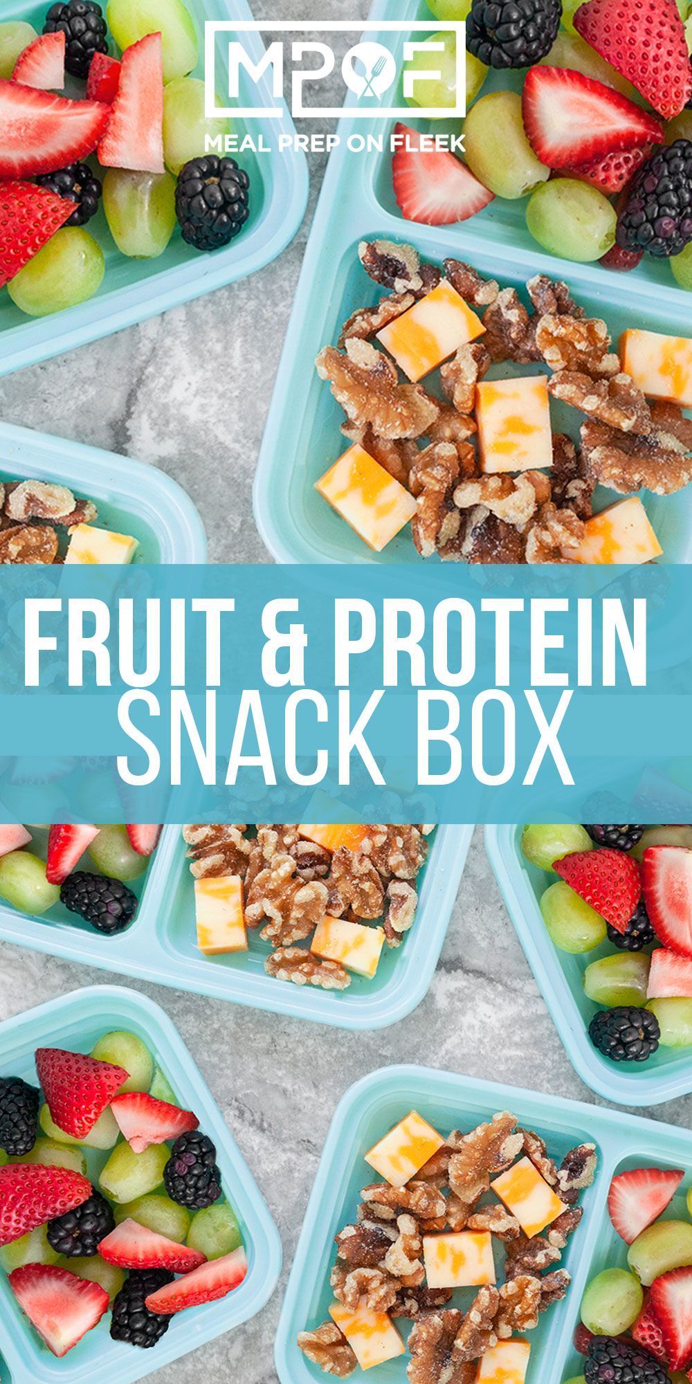 DIY Fruit & Protein Snack Boxes - Meal Prep on Fleekв„ў -   fitness Meals protein