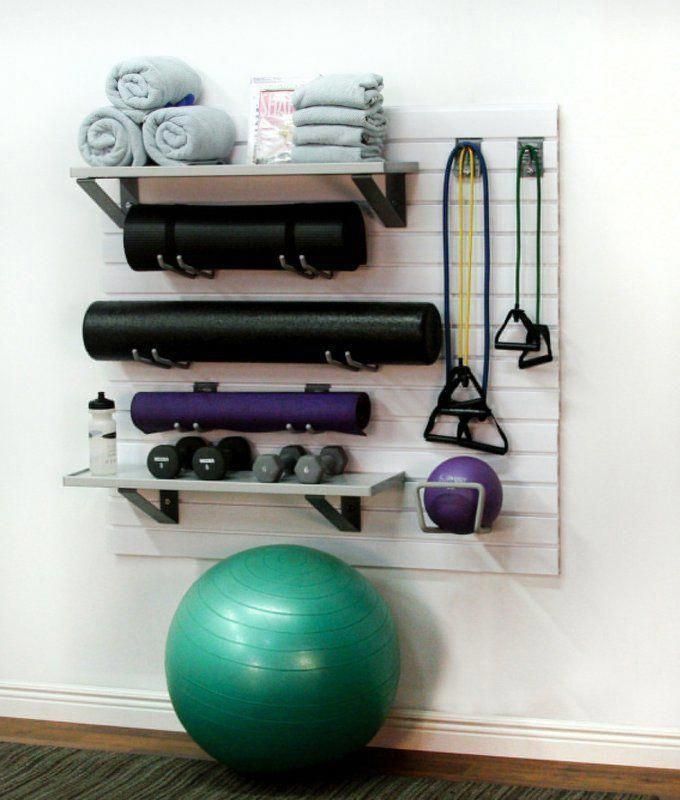 StoreWall Home Fitness Combo (Heavy Duty Panels + Accessories) -   small fitness Interior