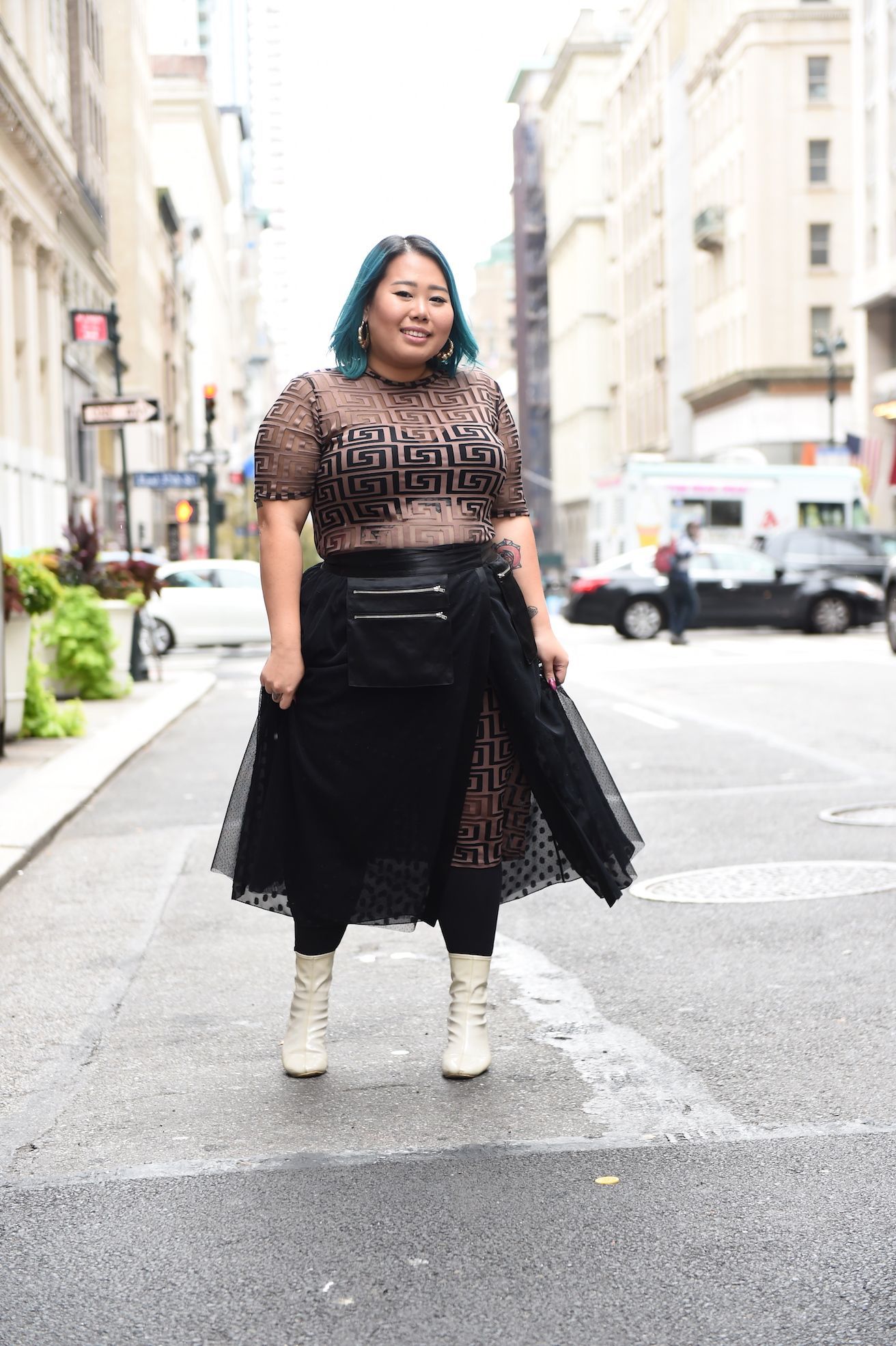Plus Size Street Style from New York Fashion Week | Dia&Co -   style Edgy plus size