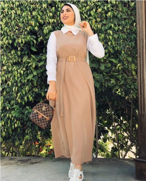 Maxi printed sun dresses in hijab styles -   style Indie hijab