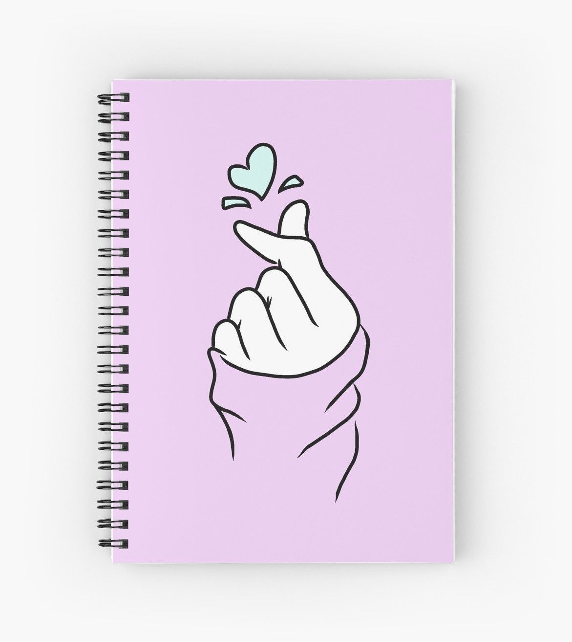 'Cute Heart~ Pastel Purple' Spiral Notebook by StarlightDoodle -   12 diy Tumblr notebook ideas