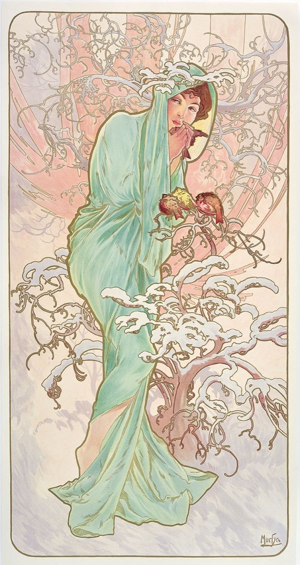 How Alphonse Mucha's Iconic Posters Came to Define Art Nouveau -   13 beauty Icon art ideas