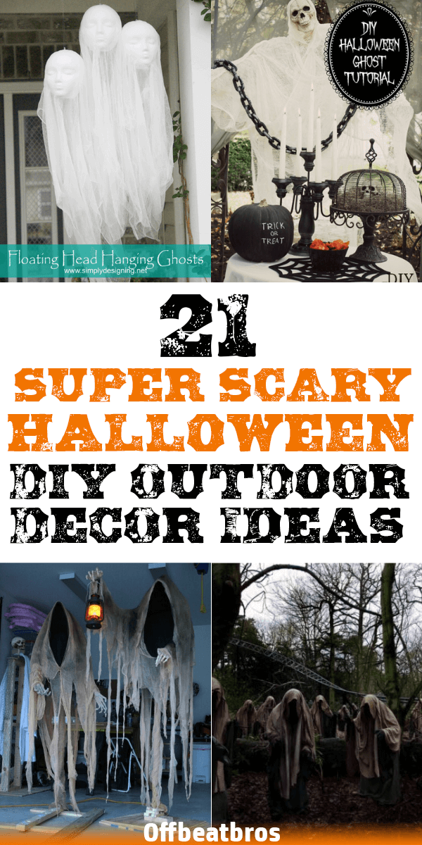 21 Spooky Awesome DIY Halloween Outdoor decorations -   13 halloween decorations outdoor ideas