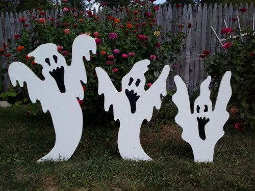 mikes yard art displays outdoor wood lawn decoration woodworking -   13 halloween decorations outdoor ideas