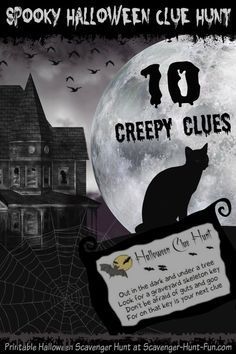Halloween Clue Hunt with Spook Appeal -   13 halloween decorations outdoor ideas