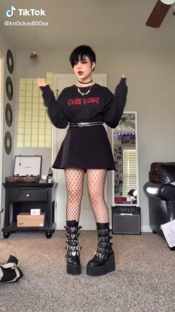 goth outfit inspo!  -   13 style Grunge 80s ideas