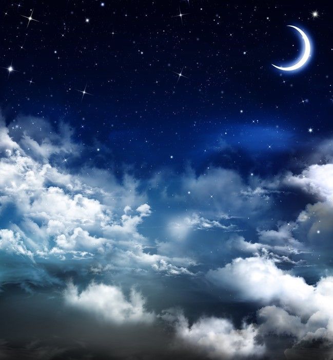 beautiful background, nightly sky Wall Mural • Pixers - We live to change -   15 beauty Background landscape ideas
