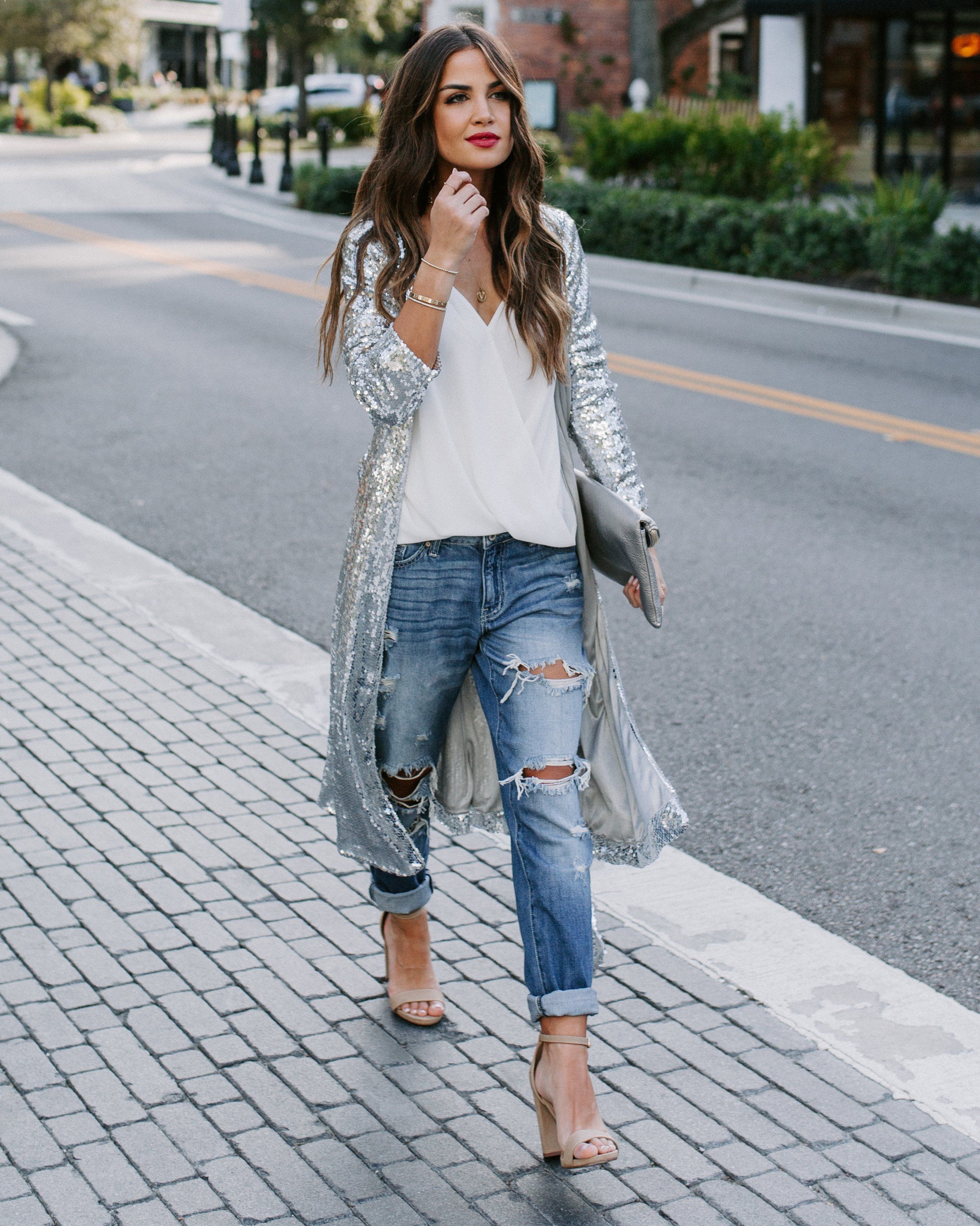 Major Compliments Sequin Duster -   15 edgy style 2019 ideas