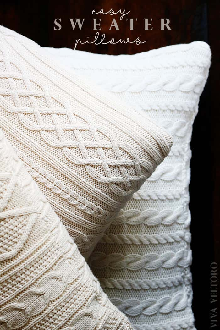 Make your own Sweater Pillows! DIY Tutorial -   16 diy Pillows tumblr ideas