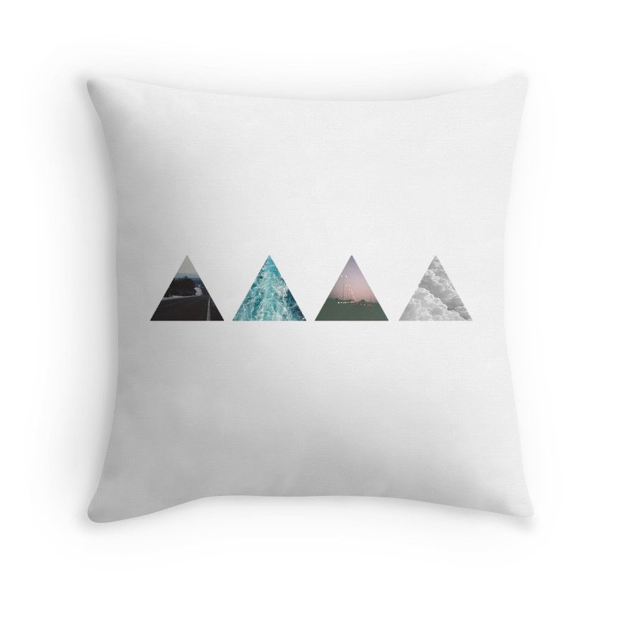 'hipster tumblr photography trianges' Throw Pillow by Simonsdesign -   16 diy Pillows tumblr ideas