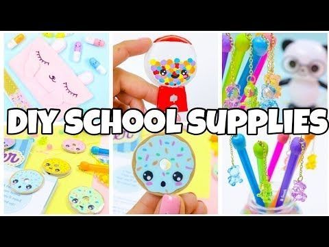 16 diy School Supplies for girls ideas