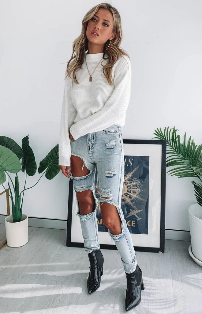 Zane Ripped Jeans Blue -   16 style 2019 college ideas
