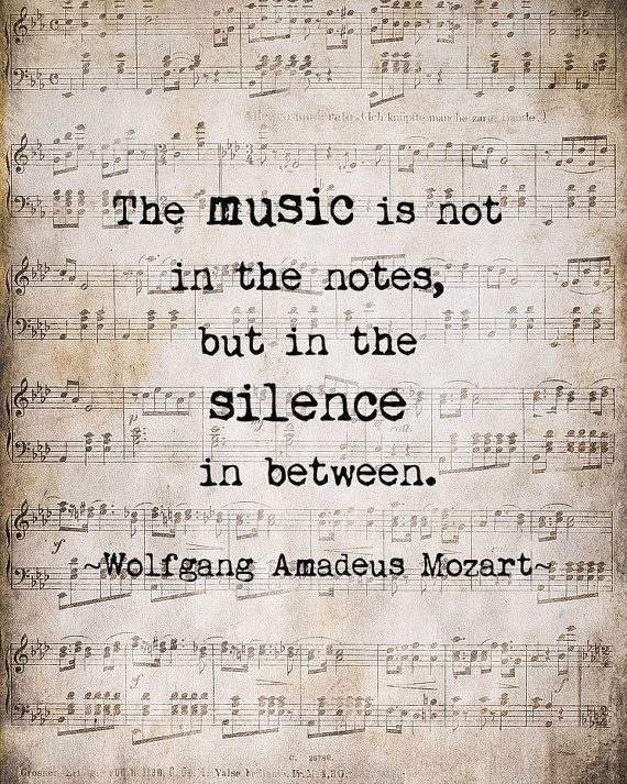 Mozart Music Quote Musical Notes Vintage Style Sepia Natural For the Musician Typography Word Art Print, Unframed -   17 beauty Words music ideas