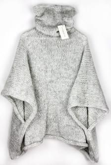 Cozy Sweater Poncho, Knit Poncho, Oversized Sweater, Big Sweater, Loose Sweater, Warm Sweater -   17 diy Clothes sweater ideas
