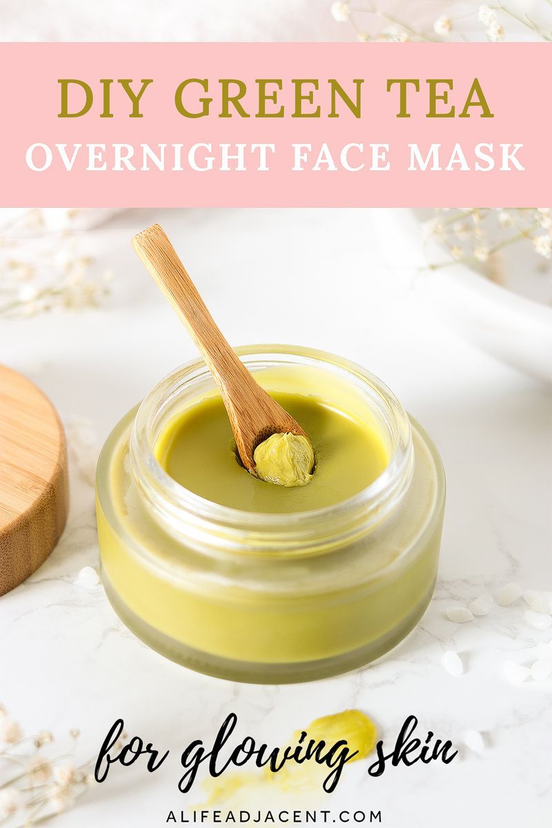DIY Green Tea Overnight Face Mask for Glowing Skin -   17 diy Face Mask natural ideas
