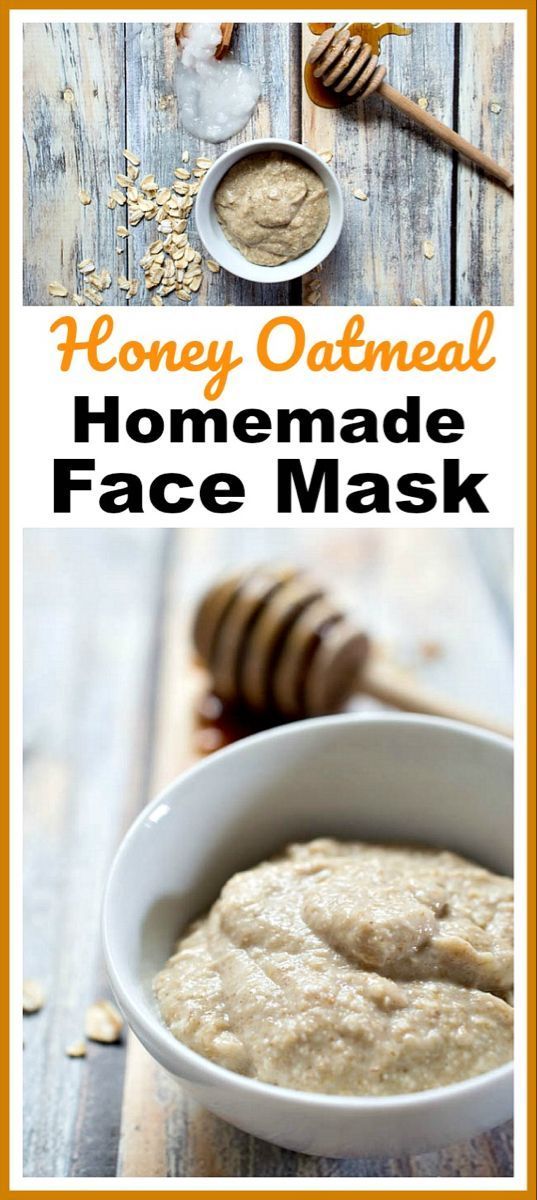 Honey Oatmeal Homemade Face Mask- Easy DIY Beauty Prodcut -   17 diy Face Mask natural ideas