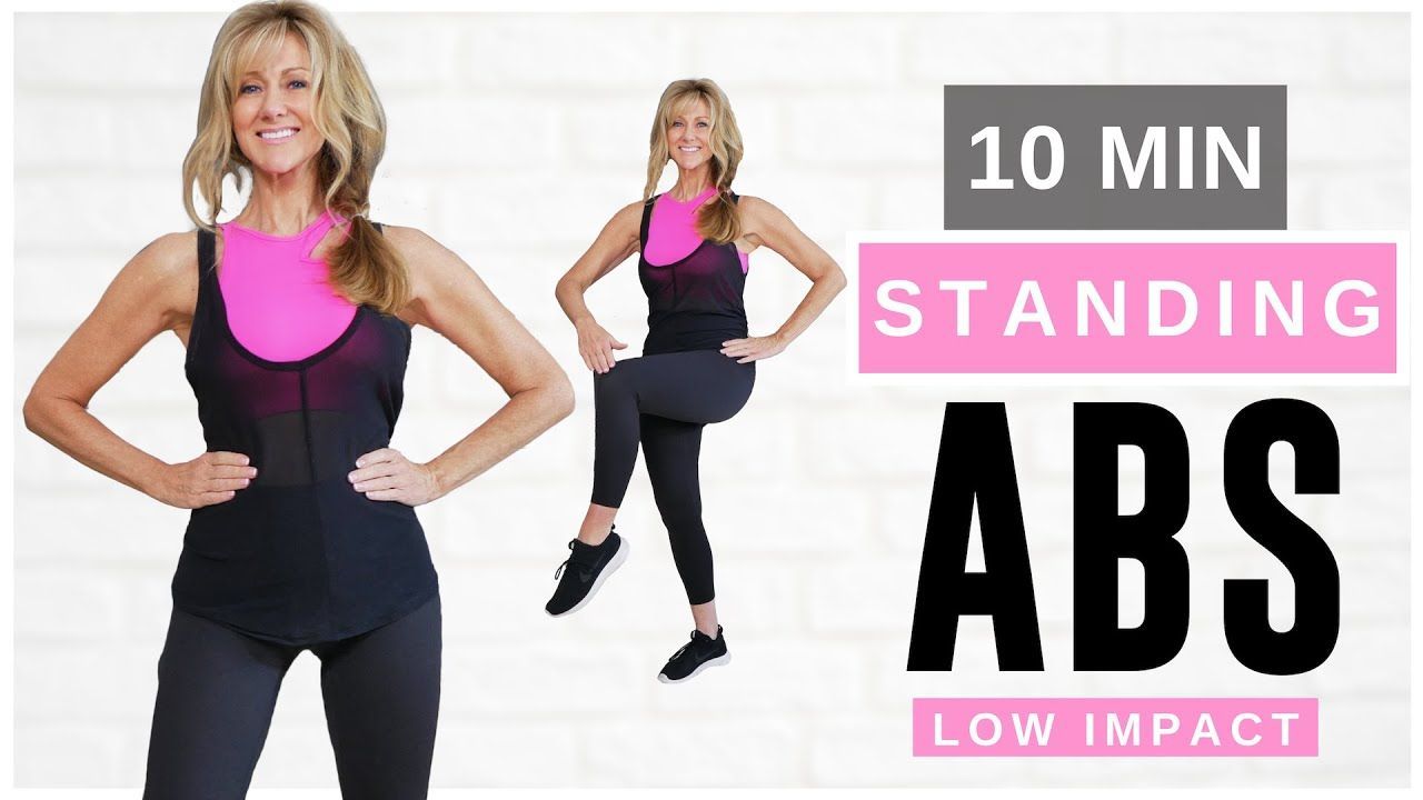 10 Minute STANDING ABS Indoor Workout For Women Over 50 | Burn Belly Fat! -   17 fitness Humor abs ideas