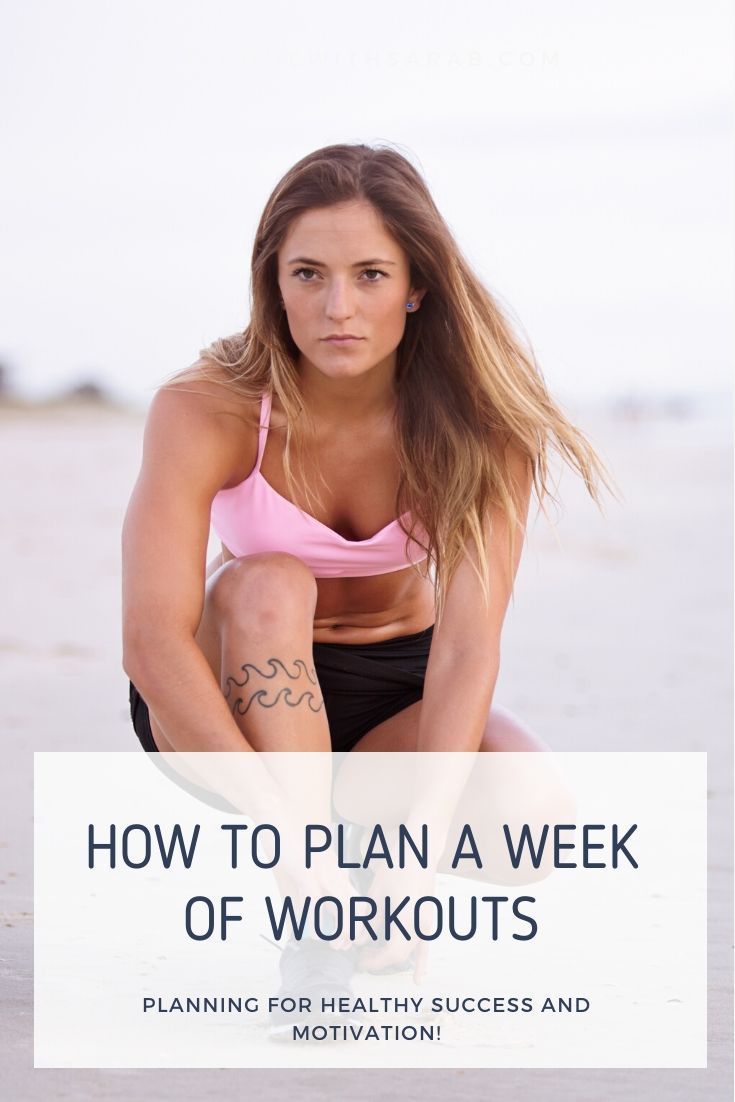 How to plan a week of workouts -   17 fitness losing weight ideas